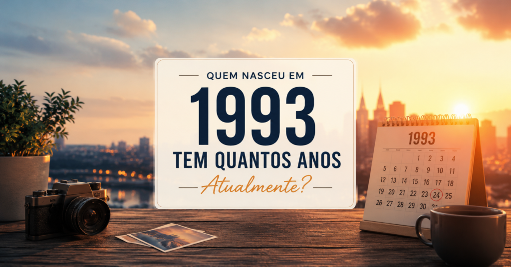 quem nasceu em 1993 tem quantos anos neste ano como fazer esse cálculo