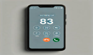 DDD 83 é de Qual Estado? Tela de smartphone mostrando uma chamada recebida com o código 83, destacando o número de telefone.