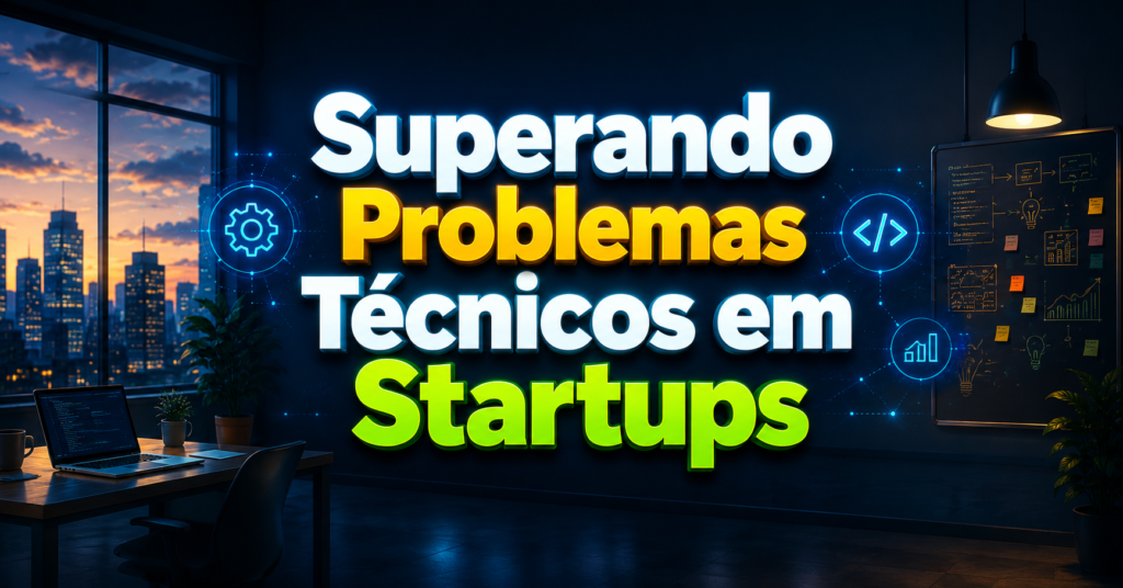 Superando problemas técnicos em startups
