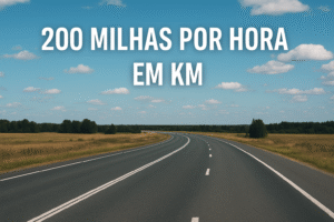 200 minhas por hora em km