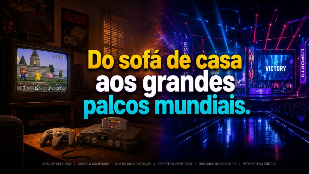 A evolução do Super Smash Bros: Do sofá de casa aos grandes palcos mundiais