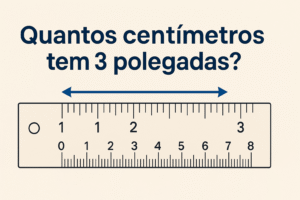 quantos centímetros tem 3 polegadas