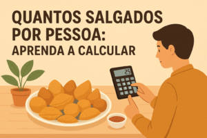 Quantos Salgados por Pessoa Aprenda a Calcular