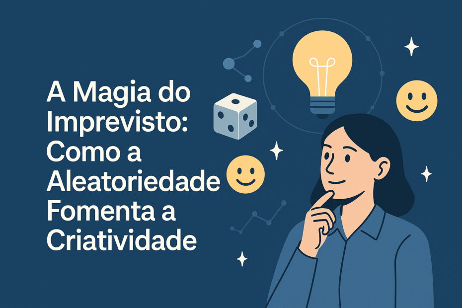 O papel do acaso na criatividade, entenda a Magia do Imprevisto: Como a Aleatoriedade Fomenta a Criatividade.