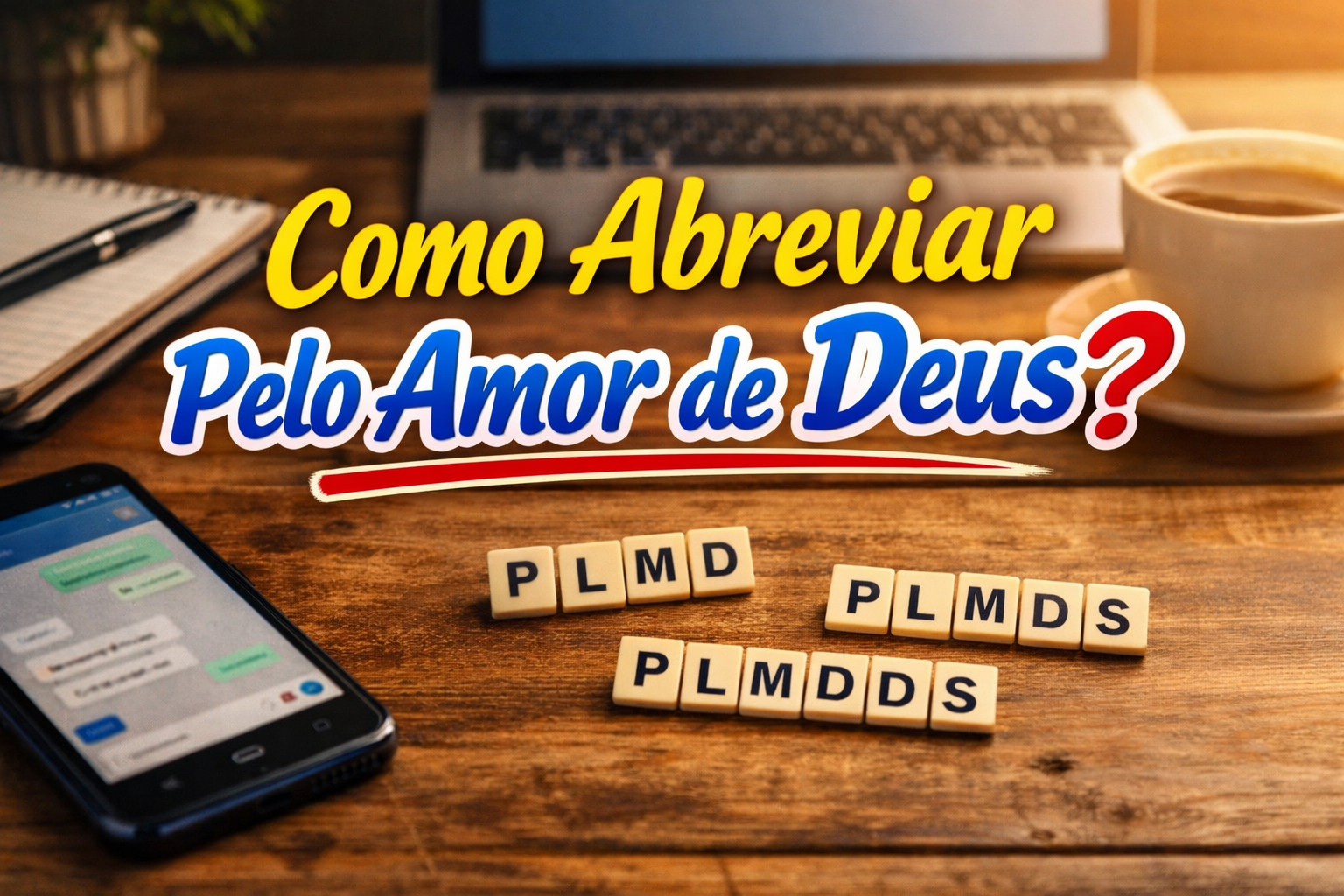 Como Abreviar Pelo Amor de Deus? | Como Gabaritar