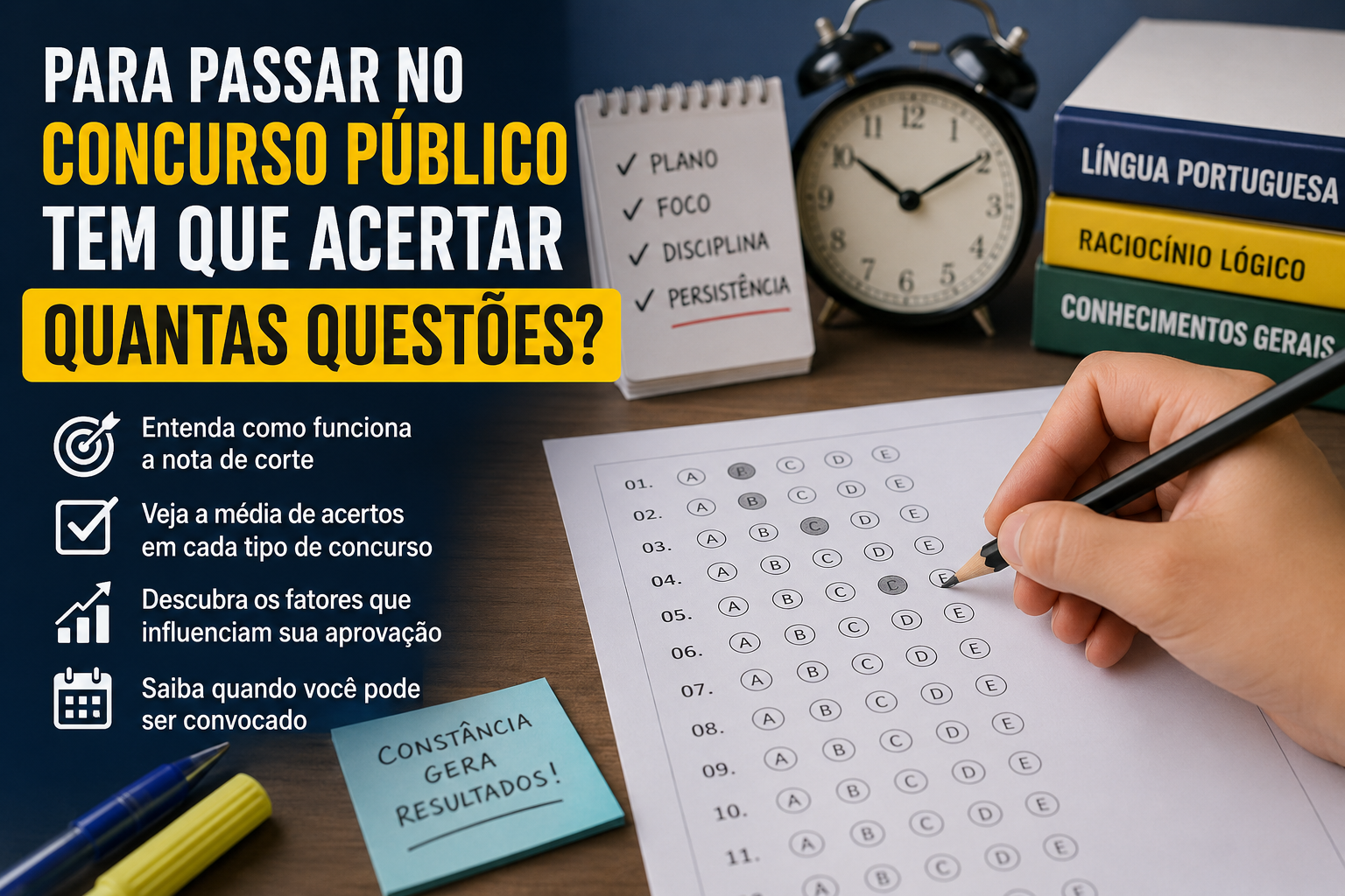Para Passar no Concurso Público Tem Que Acertar Quantas Questões ...