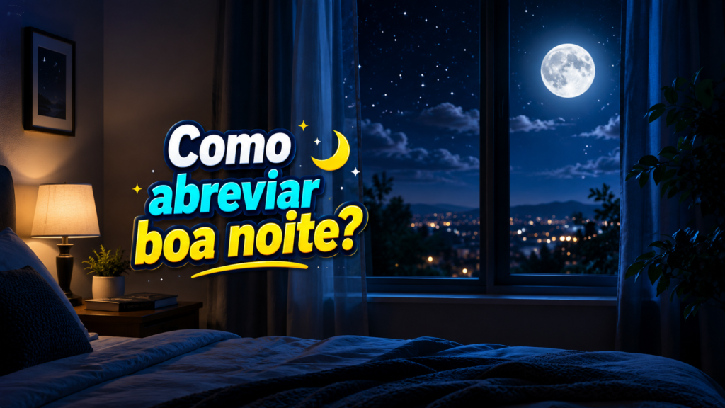 como abreviar boa noite no zap