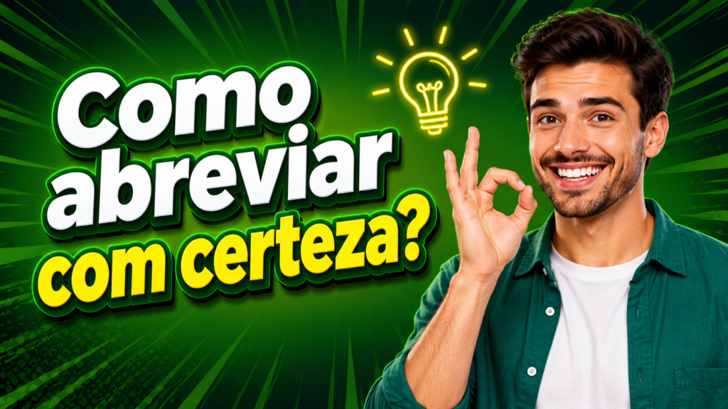 como abreviar com certeza