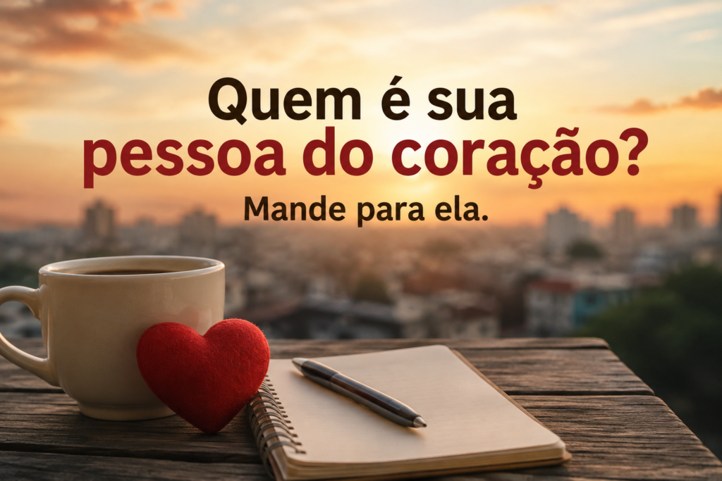 Quem é sua pessoa do coração? Mande para ela.